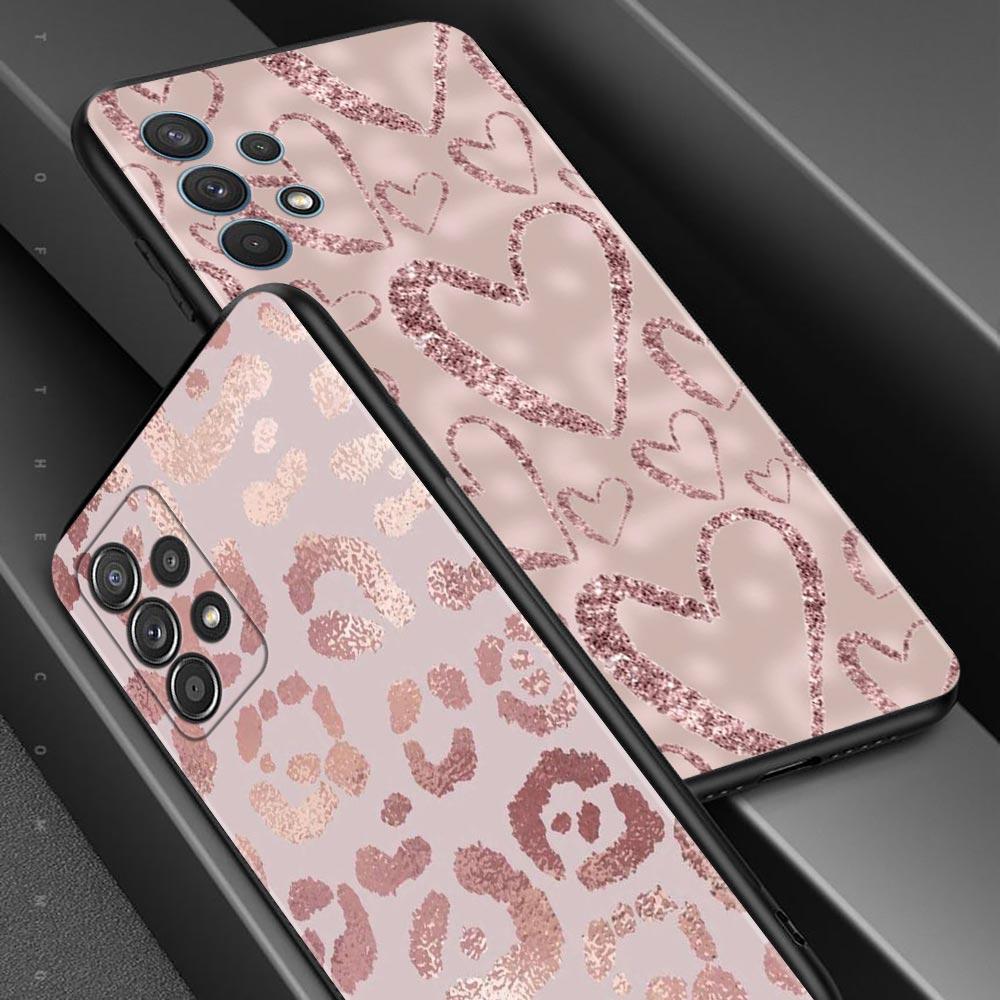 Beautiful Rose Bling Picture Case For Samsung Galaxy A51 A71 A41 A31 A11 A01 A12 A21s A52 A32 A02s A72 A22 A51 5G A02 F42 Shell