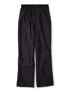 Lightweight Rain Pants Made with Toray Blizzard Tech KJ Rain Pants Front Zippered 3L [Document] Waterproof, Breathable, EX, Opening, Hem, Black,