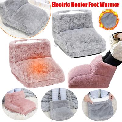 Almofada Aquecedora de Pés Elétrica Aquecedor de Pés Macio e FofoInverno Quente Conforto Almofada Aquecedora de Pés Doméstica Carregamento USB Almofada Aquecedora