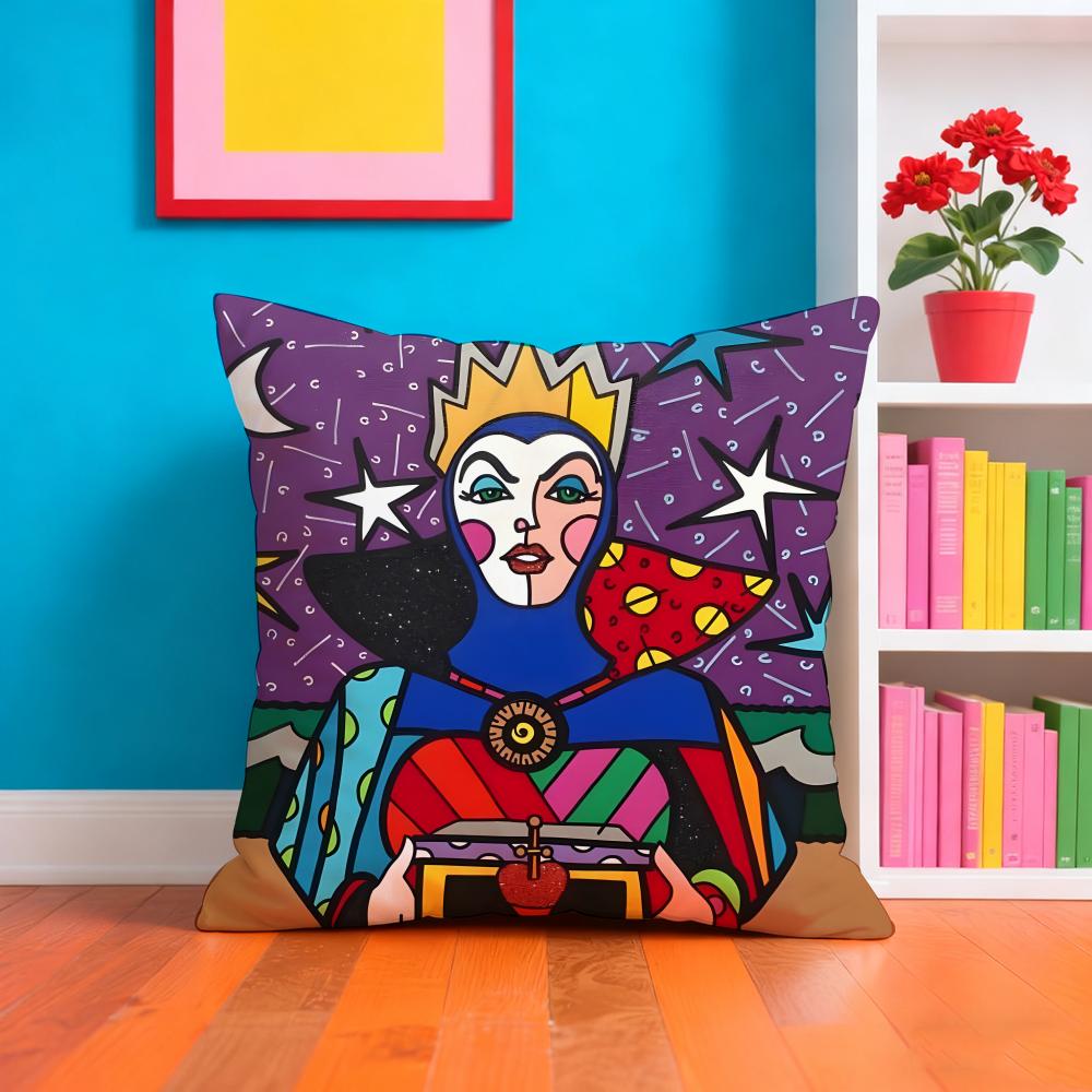 Romero BBritto Singer Pillow Case Pillow Case Plush Fabric Soft Double Sided Print Home Sofa High Quality Cushion