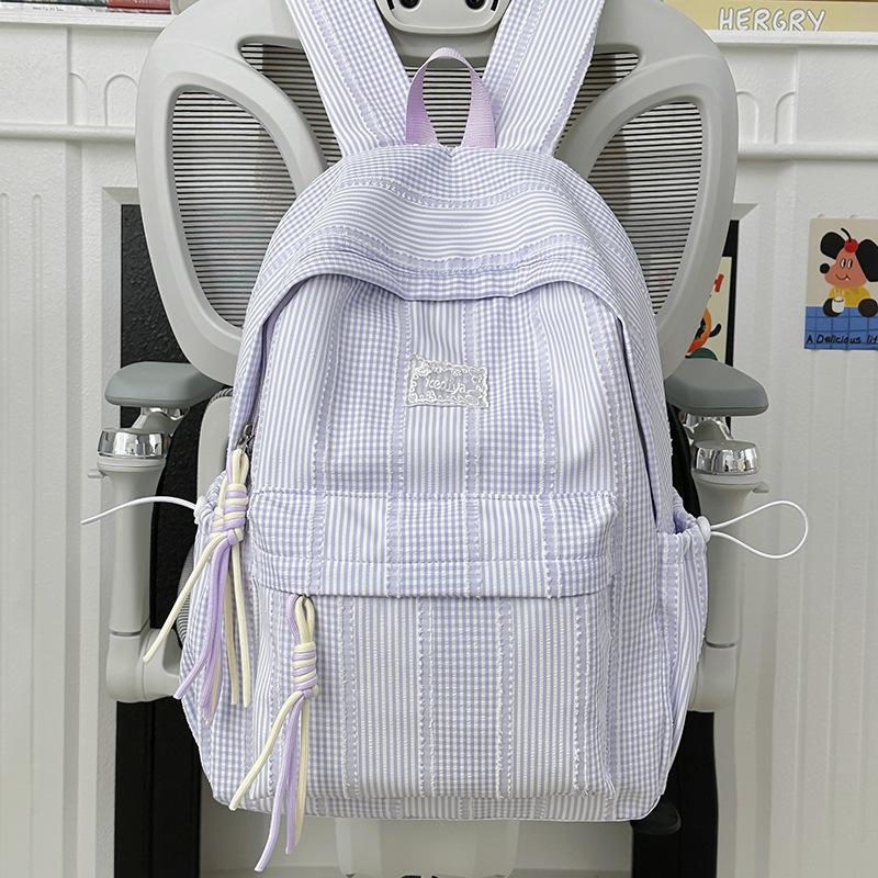 Schoolbag New College Style Female Student School Bag Junior High School College Student Casual Backpack Fashion Versatile Large Capacity Backpack