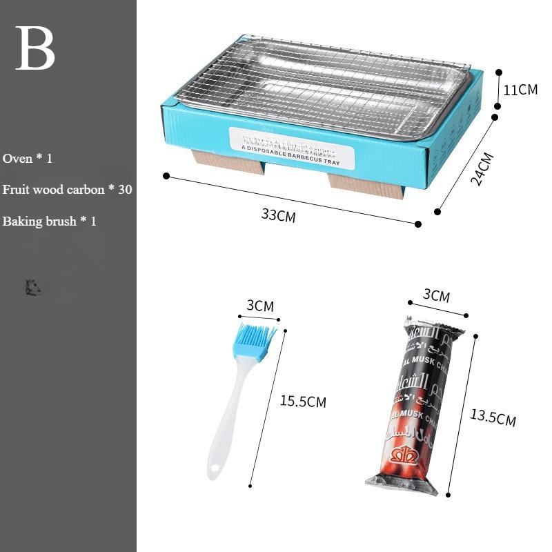 Secondary Barbecue Grill, Home Smokeless Carbon Grill, Camping Fire, Charcoal Grill, Outdoor Barbecue Grill