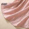 Women T-shirt Solid Color Hooded Buttons Half Placket Short Sleeve Short-sleeve Blouse Pullover Tops Drawstring Thin Loose Fit Regular
