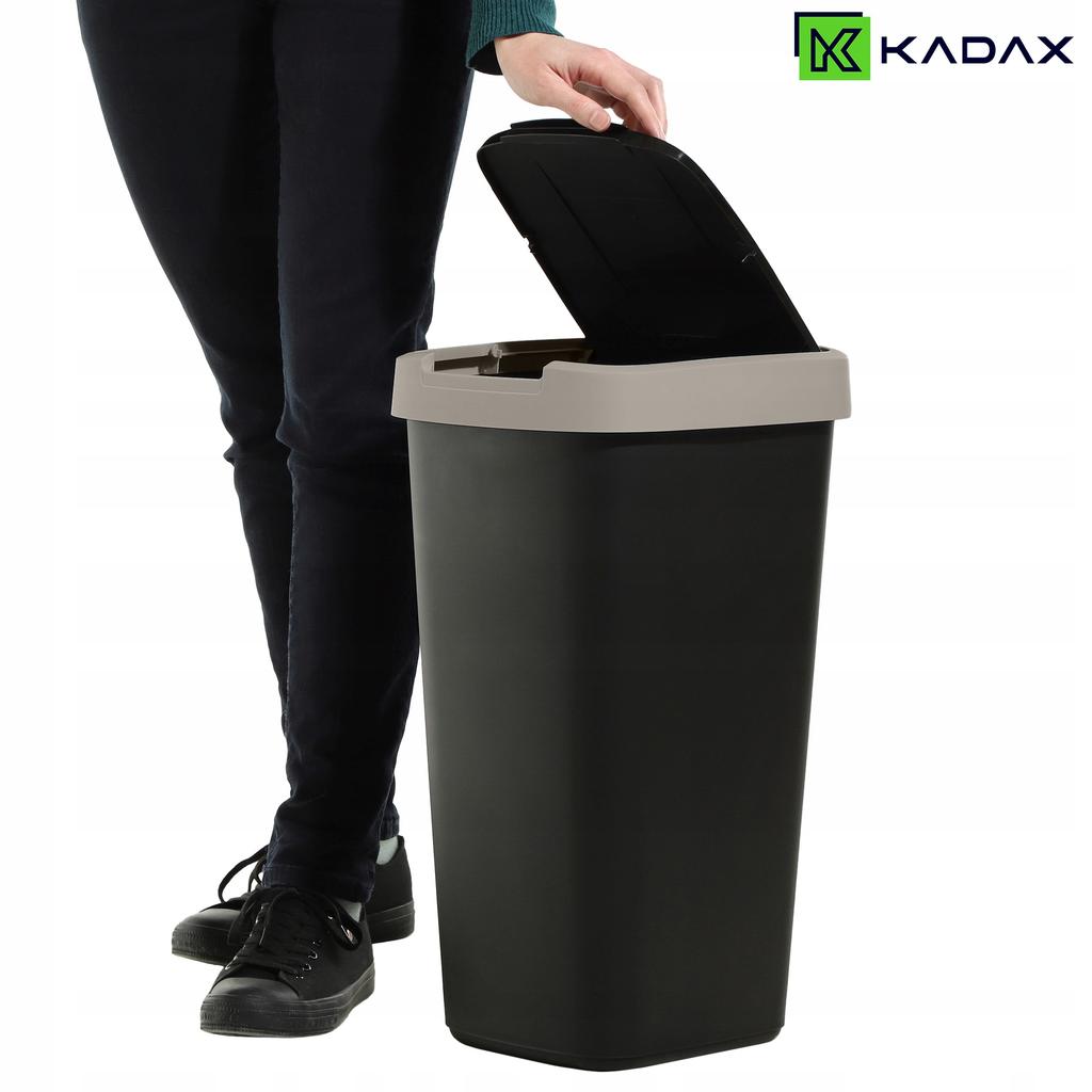 KADAX Trash Can 25L Container for Waste Segregation Bucket Dustbin