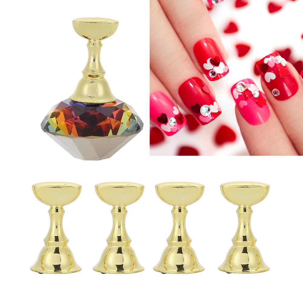 Nail Holder False Nail Tip Practice Stand Crystal Base Holder Nail Art Display Manicure #1