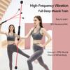 Elastic Fitness Bar, High Frequency Bodybuilding Bar with Counter Detachable Functional  ing   Muscle Burning Burning for Gym, Outdoor, Home