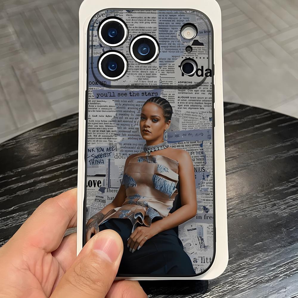 Hot Singer R-RIHANNAS Anime Phone Case For IPhone 17 Pro Max 16 15 14 Pro Max 13 11 X Xs Xr 8 7Plus Silicone Cover