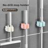 Bathroom Mop Hook - No-Drill No-Mark Solution