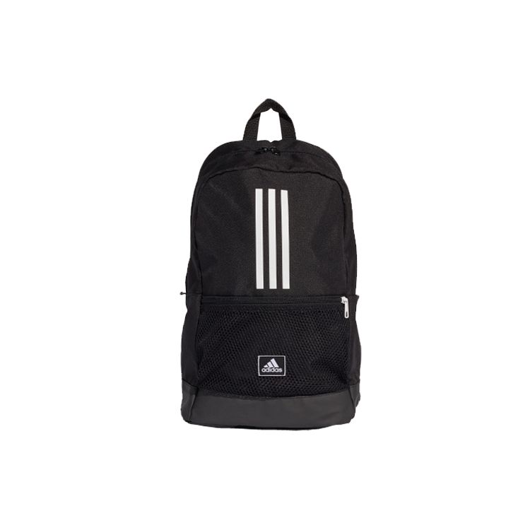 Adidas Classic Backpack 3 Stripes Sports Style Polyester Unisex Backpack Black FJ9267 Black
