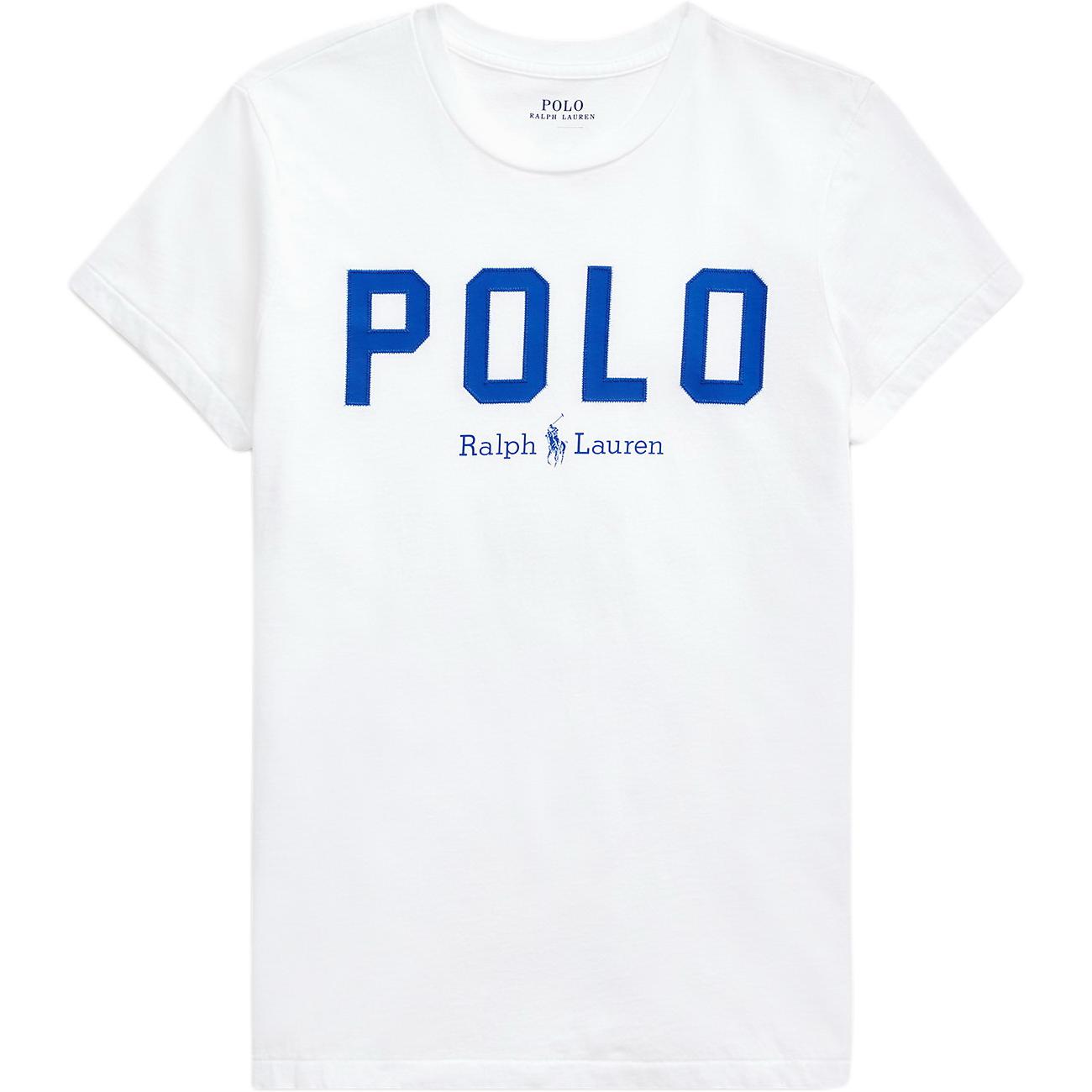

Polo Ralph Lauren Весна-Лето 26 Логотип Однотонный Вязаный Короткий Рукав Обычная Футболка Классическое Издание Женские топы 211780287-001 XS