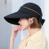 Summer Breathable Foldable Wide Brim Bucket Hat Empty Top Cap Panama Hat Sun Cap