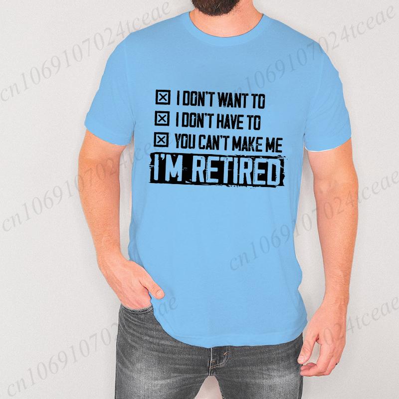 Retirement T-shirt Mens Retired Dad Mom Grandpa Grandma Shirt Retirement Funny Unisex Womens Mens Tee Shirt Clothing