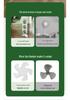 Portable USB Rechargeable High-Power Three-Blade Desktop Fan for Home and Outdoor Use
