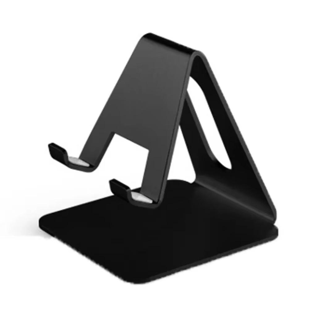 Solid Color Lazy Tablet Bracket Mobile Phone Stand for iPhone/ Xiaomi /Samsung Drama Watching чёрный