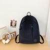 Travel Backpack Women's Small Backpack Student Solid Color School Bag Girls Commuter Computer Backpack