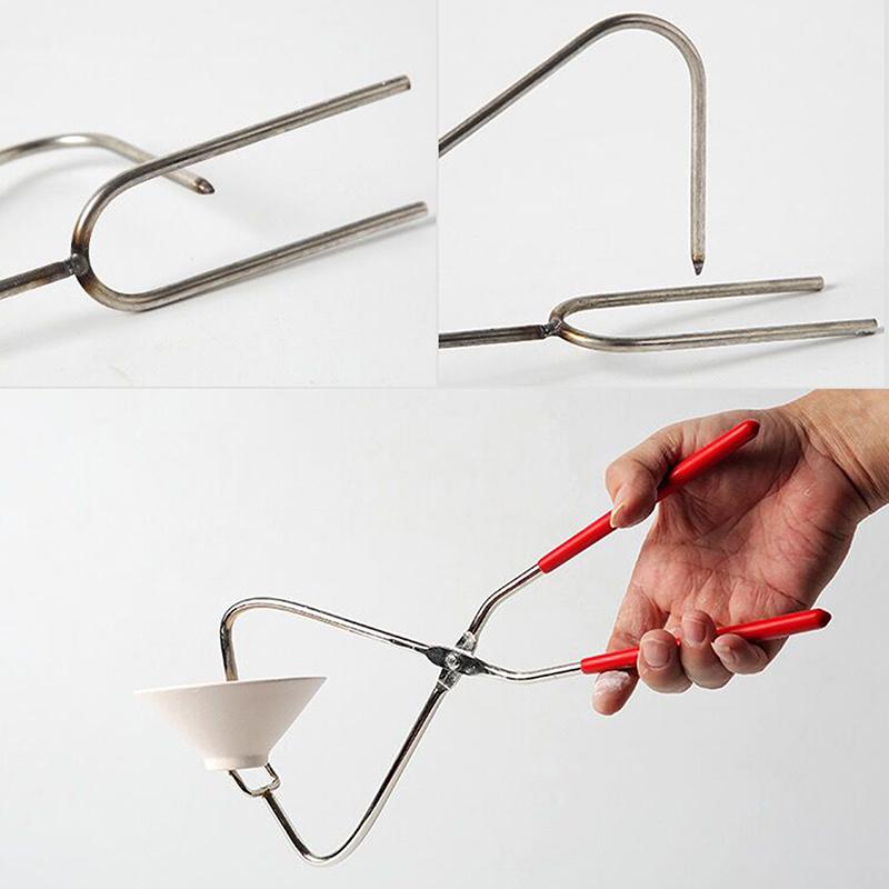 Edelstahl-Messschieber, Metall-Töpferklemme, Ton-Skulptur, Tauchzange, Töpferofen-Handklemme, Ton-Modellierkeramik-Werkzeug, Neu