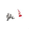 Modern Owl Fire Sculpture Figurine Resin Tabletop Ornament Abstract Animal Statue for Living Room