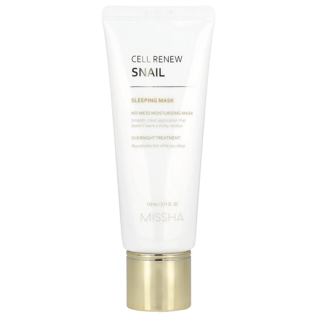 Super Aqua, Cell Renew Snail, Sleeping Beauty Mask, 110Ml(3.7Fl Oz)
