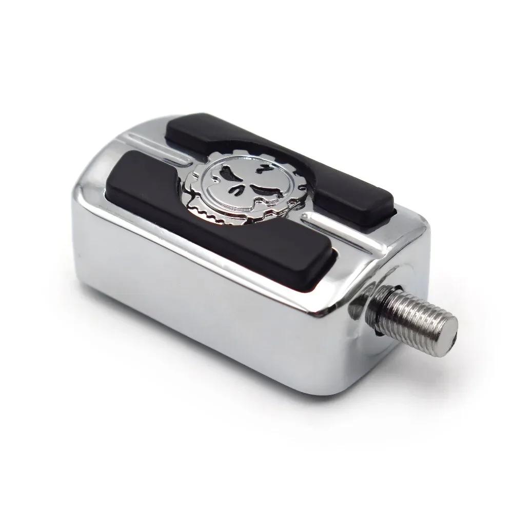 Motorcycle Willie Skull Shifter Foot Peg for Harley Davidson Electra Wide Super Low Glide Softail XLX CVO Fat Boy/Fat Bob