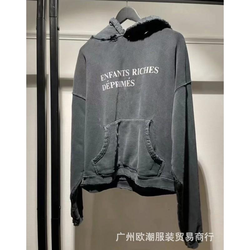 Unisex Oversized Hoodie With Gradient Washed