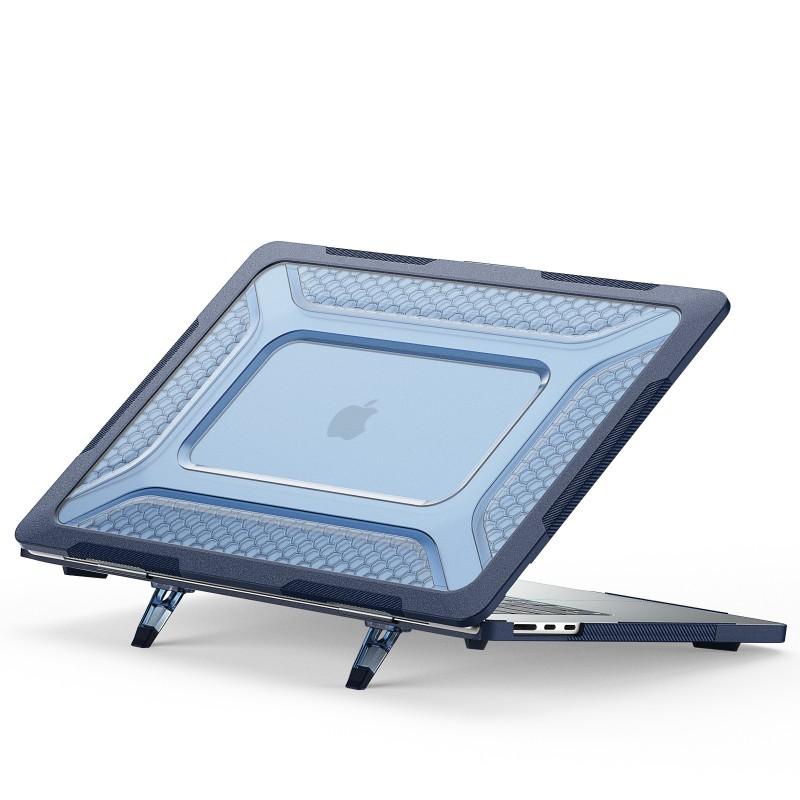 MacBook Air 15.3 Inch Protective Case With Cooling Stand Matte Anti-Slip Shockproof Shell Pro