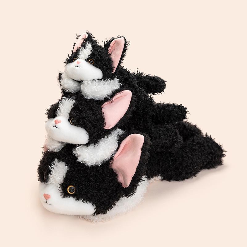 Plush Cat Toy Pillow With Pp Cotton Filling For Kids And Teens
