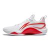 Li Ning Flashing FVV PE Comfortable Versatile Shock Absorption Non-Slip Lightweight Rebound Low-Top Basketball Shoes Men Sneaker White Red ABPU001-9