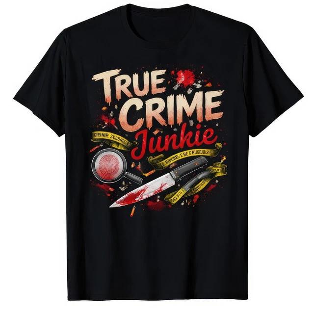 Графическая футболка для любителя, фаната, энтузиаста true crime S