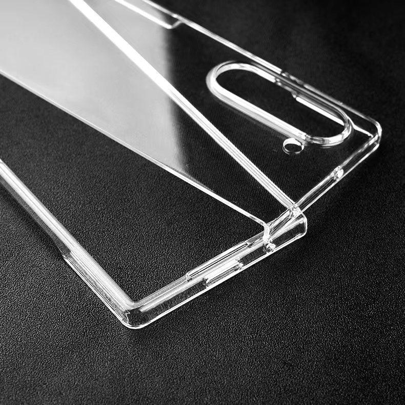 Applicable to GalaxyZ Fold6 folding mobile phone case, smooth transparent hard case PC Samsung seventh generation and eighth generation case