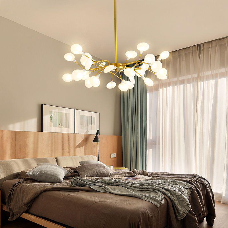 Nordic Firefly Chandelier: Minimalist Creative Lighting for Dining, Bedroom & Living Spaces