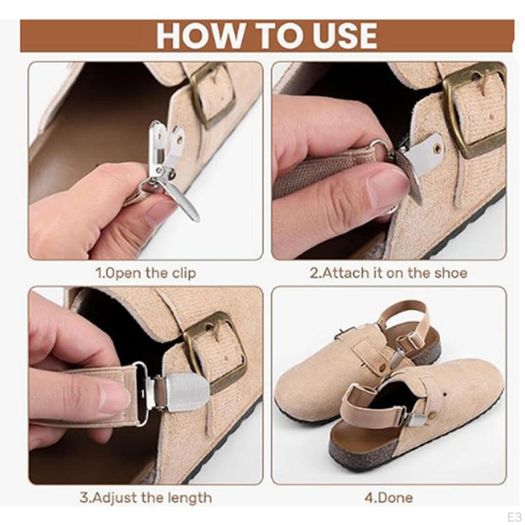 Elastic Shoe Straps Comfortable Platform Ankle Belt Removable Adjustable