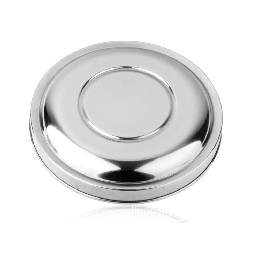 Double Layer Stainless Steel Thermal Lunch Box 14Cm Insulated Food Container for Students Office Workers Picnic Home School