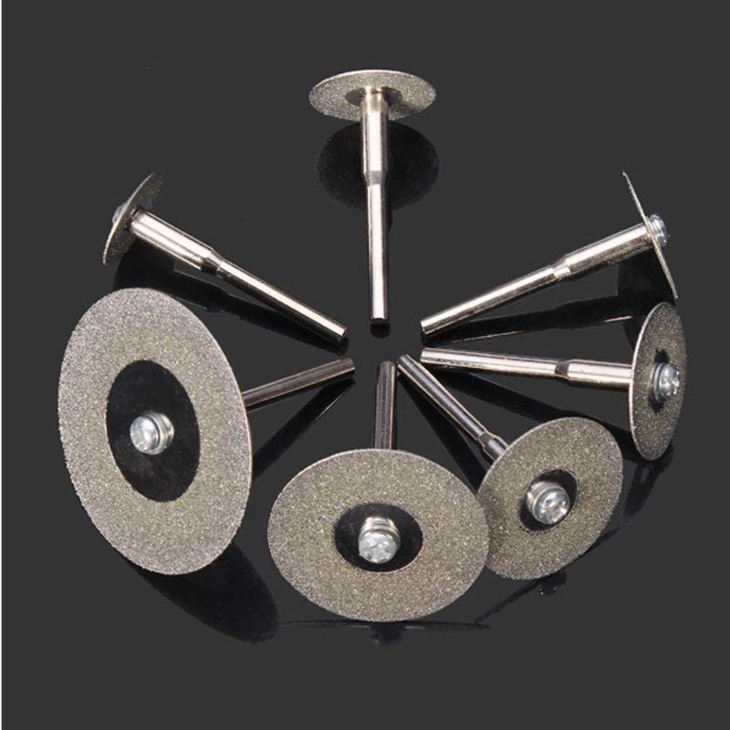 10PCS Shank Diameter Diamond Cutting Discs Cut-off Wheel Blades Set for Dremel Rotary Tool