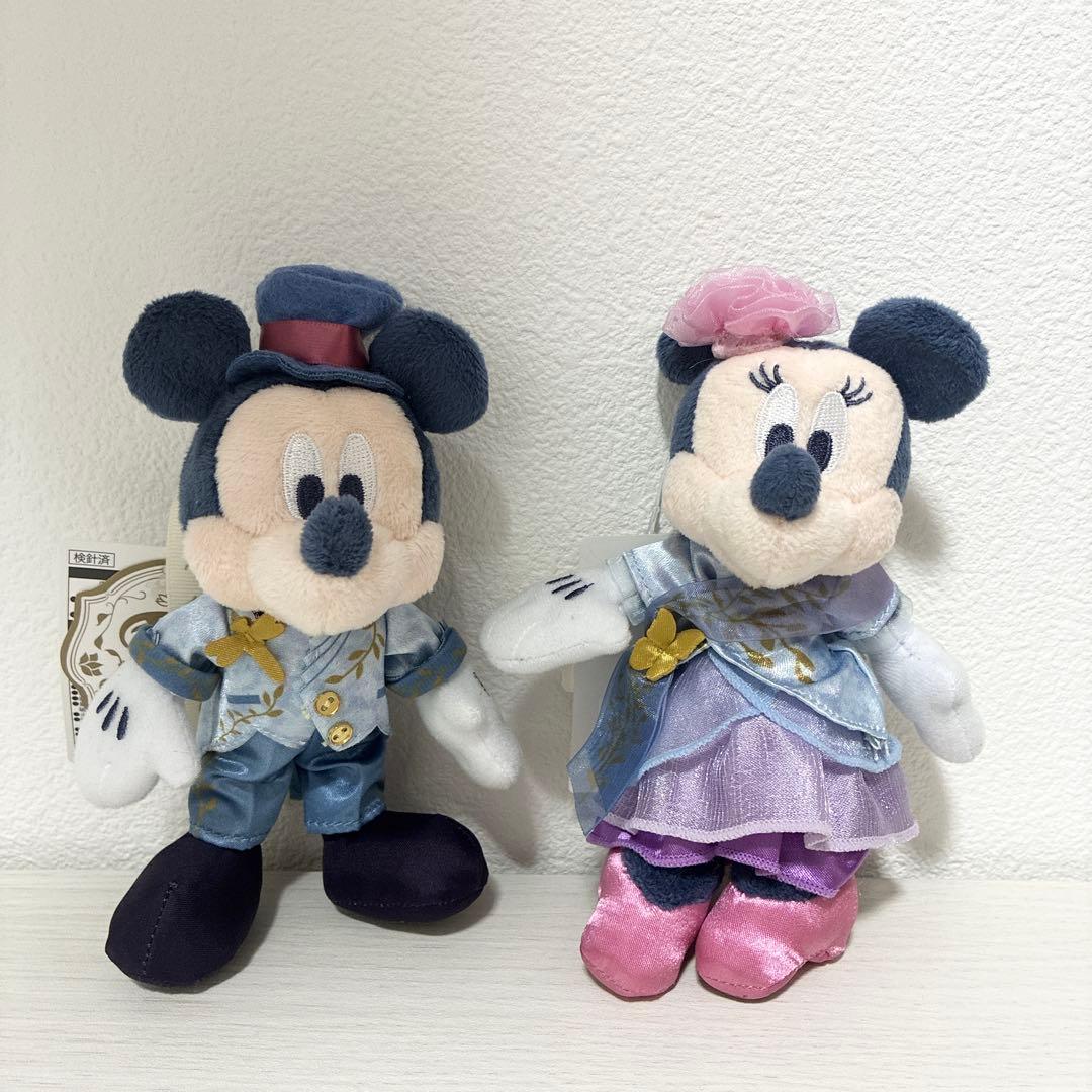 Mickey Minnie plush badge FS Hotel Disney