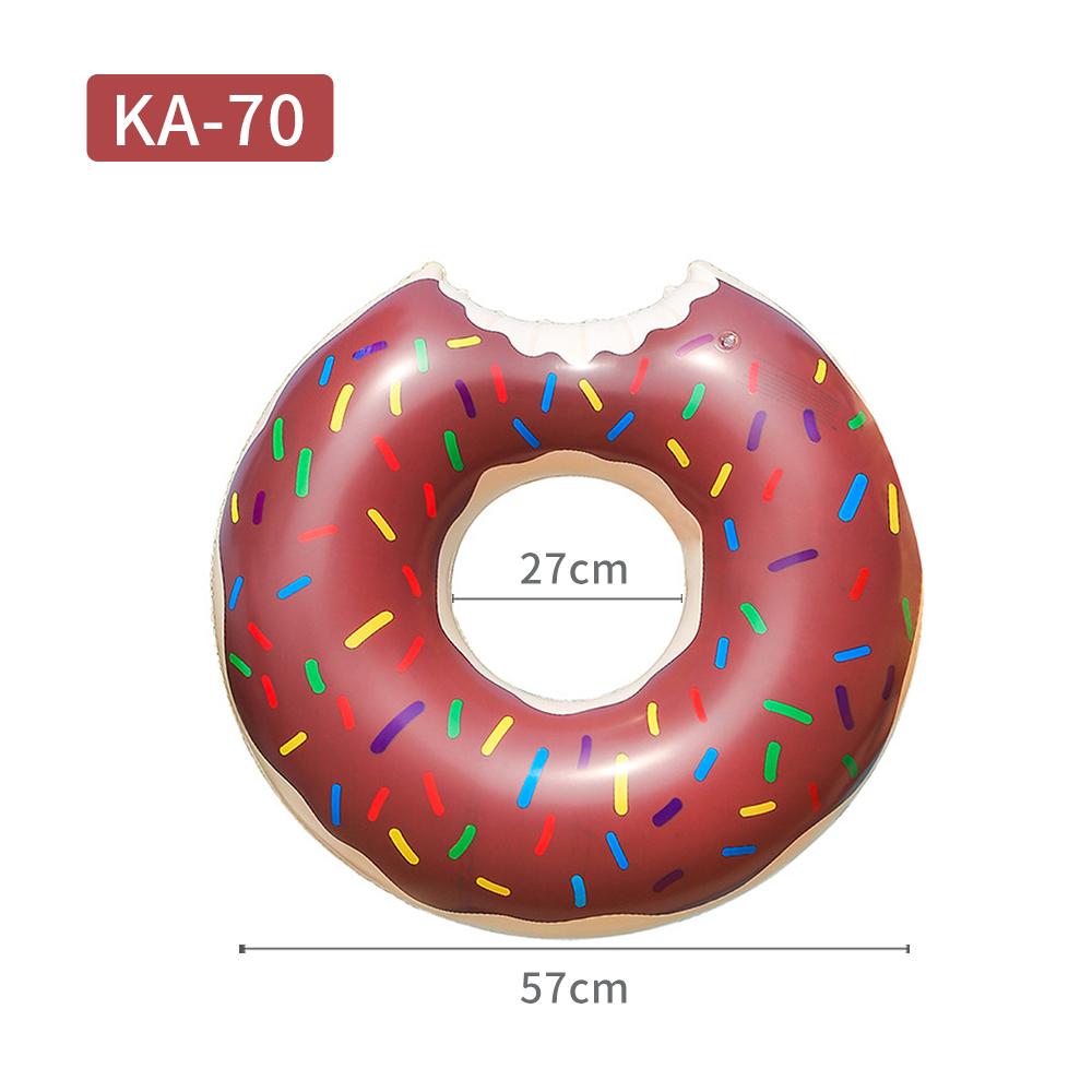 Sommer Wasser Aufblasbare Donut Schwimmen Ring Outdoor PVC Kinder Erwachsene Schwimmen Rettungsring Pool Spielzeug