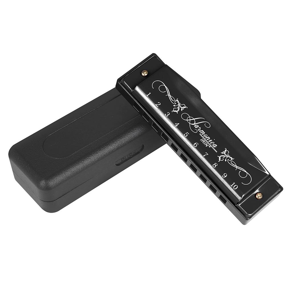 IRIN 10 Holes Harmonica New Style Colorful C Key Harmonica Woodwind Instrument Harmonica for Beginners