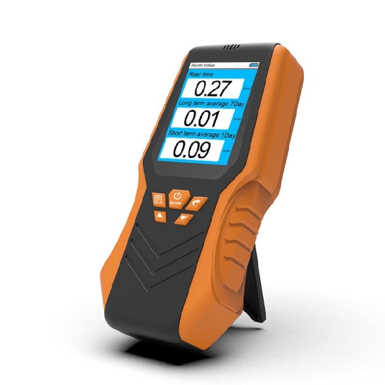 Handheld Radon Air Quality Monitor Temperature Humidity Sensory Gas Detector with LCD Display Real Time Monitoring