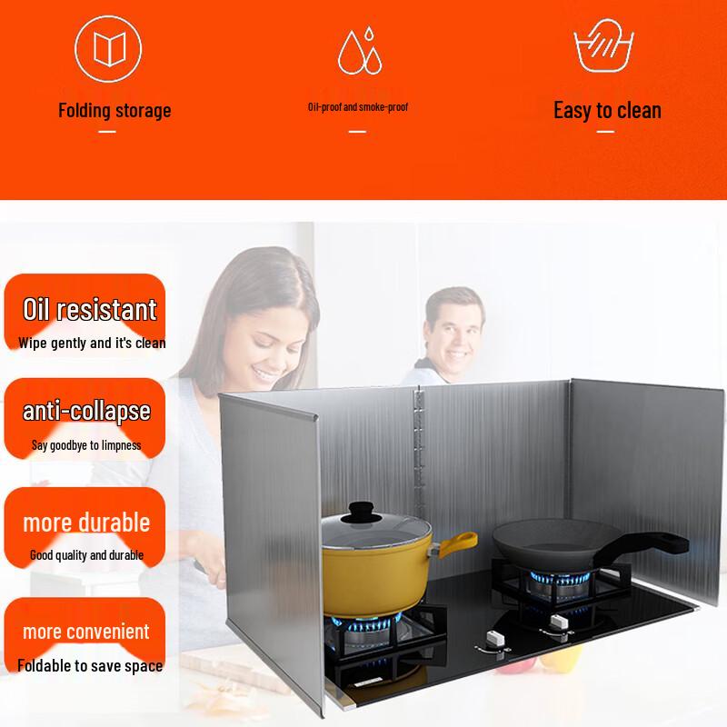 Stainless Steel Kitchen Oil Splatter Guard