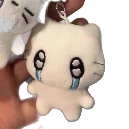 Para pluszowych breloczków do słuchawek z kocimi uszami, 0,01