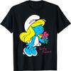 The Smurfs Smurfette Character Flowers Blooming Smurfy Fan T-Shirt
