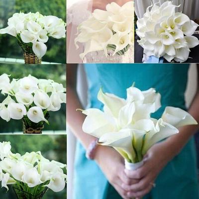 2 Stück / 10 Stück künstliche Calla-Lilien