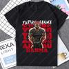 Camiseta de fãs de animação de luta Yujiro Hanma Baki The Grappler Anime ACG Otaku Camiseta unissex Roupas de verão Streetwear Harajuku Tee