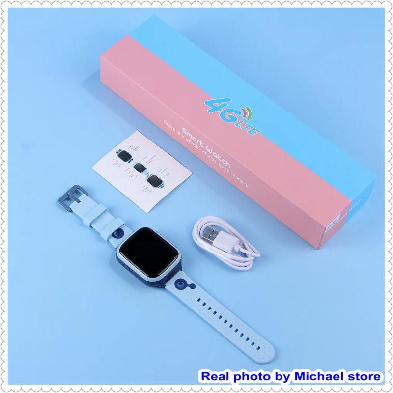 2025 NEW 4G Smart Watch Kids GPS WiFi 1000mAh Video Call Tracker Location SOS Call Back Monitor Phone Watch Smartwatch Children Gifts