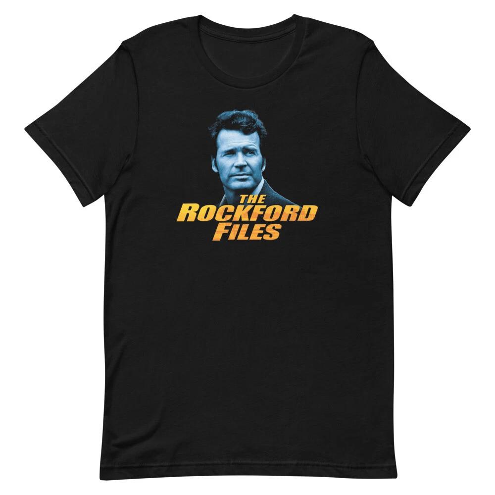 THE ROCKFORD FILES Black Graphic Tee Shirt Unisex t-shirt S