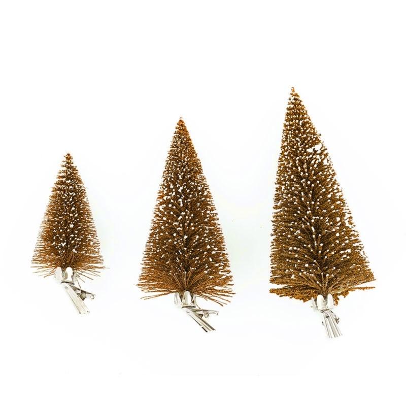 Simulated Small Christmas Tree with Clip Mini Christmas Tree Pine Needle Tree