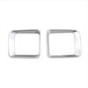 RUIQ Front Air Conditioning Vent Ring Garnish Panel for the New Daihatsu Atrai S700V/S710V (Satin Silver)
