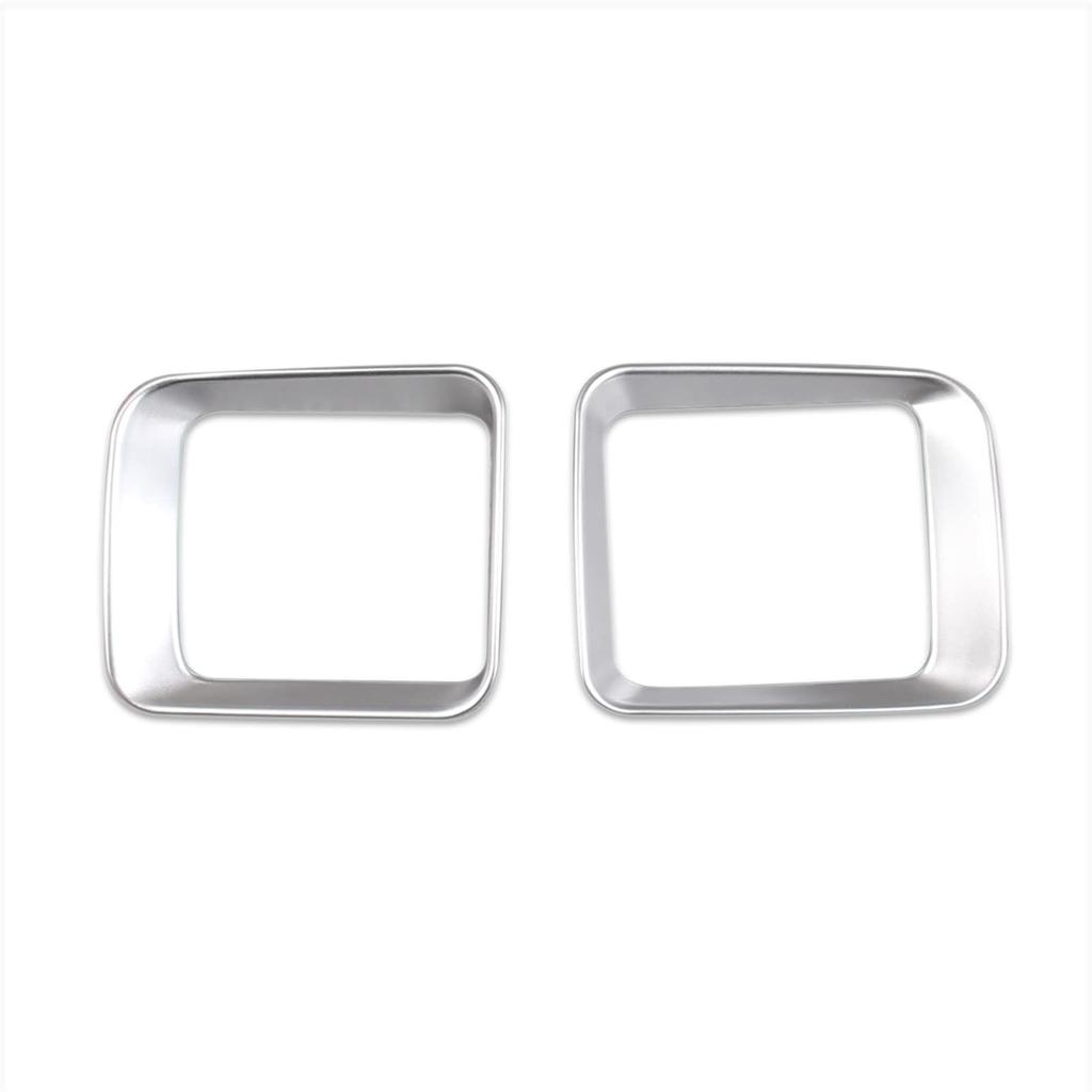 RUIQ Front Air Conditioning Vent Ring Garnish Panel for the New Daihatsu Atrai S700V/S710V (Satin Silver)