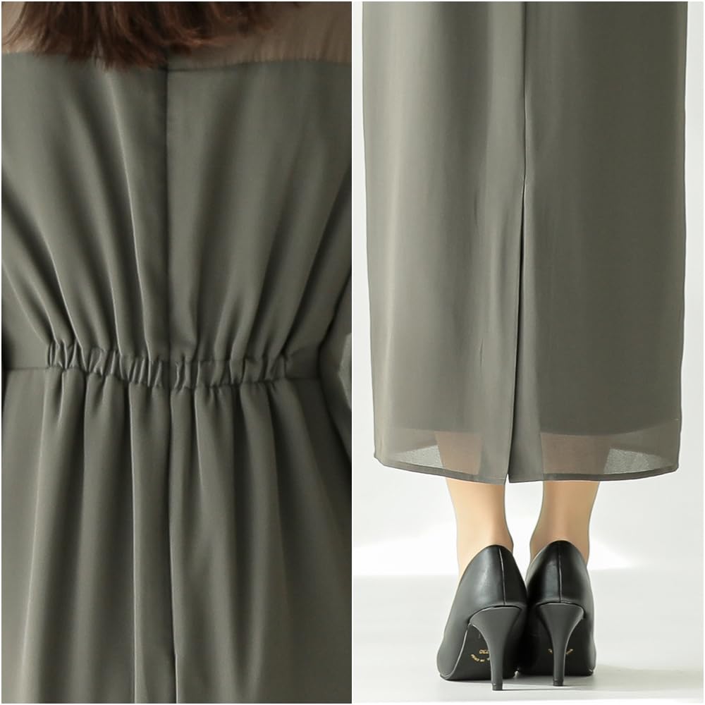 Party Dress Chiffon Poet Sleeve Long One Piece Dress For After Formal Body Wedding Dress Date Maternity Dinner Occasion 300068 [MORE AUNI] Weddings,