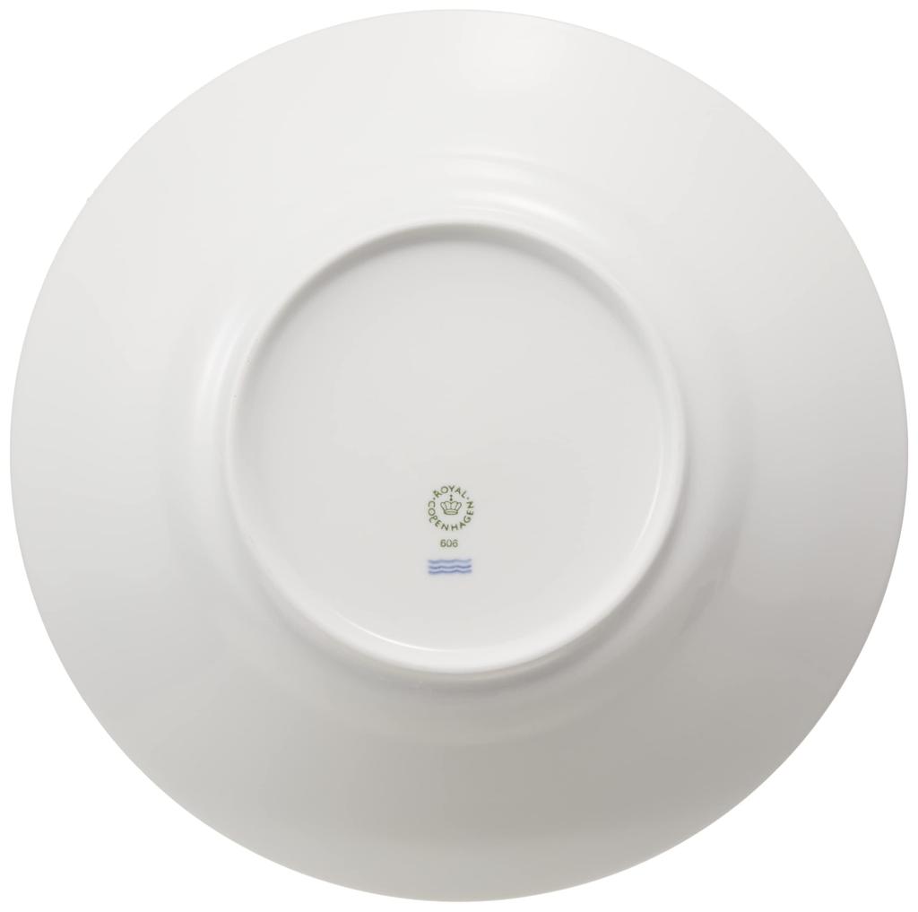 [Authentic Imported Product] Royal Copenhagen White Fluted Pasta Plate 24cm 1016913