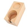 Wooden Coffee Tamper Station Stable Prevent Slip Coffee Tamper Holder Base Tamping Station for Home